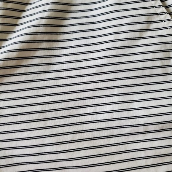 Tommy Hilfiger Women White Navy Nautical Stripped Preppy Shorts Medium - Picture 5 of 11